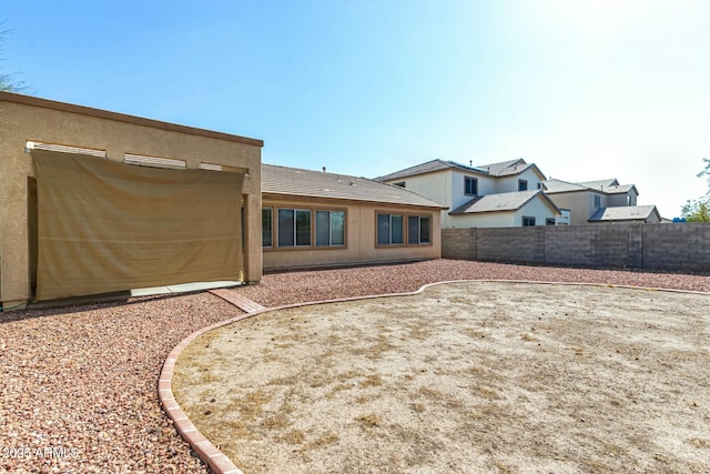 view of back of property