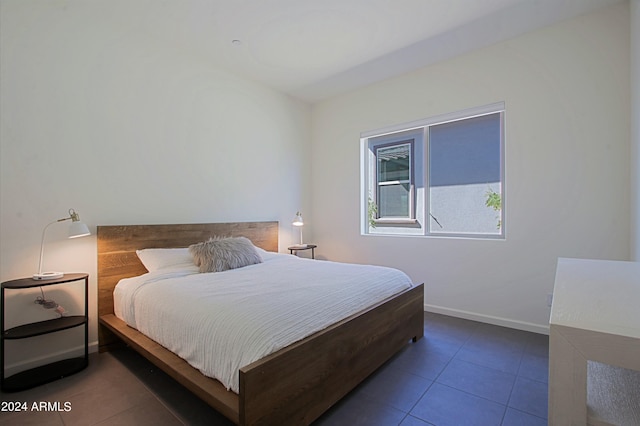 view of tiled bedroom