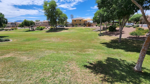 6349 W Valencia Dr, Laveen, AZ 85339 - view of yard with a playground