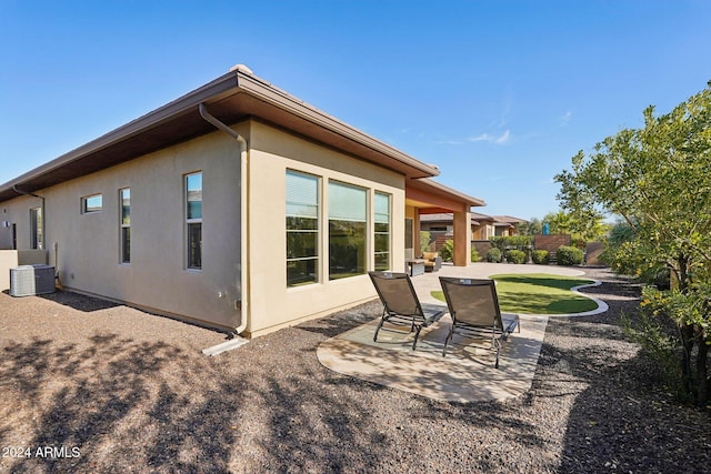 exterior space with a patio