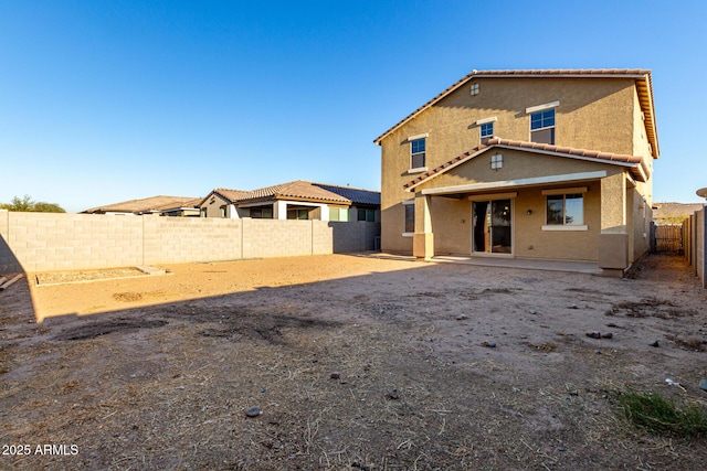 view of back of property