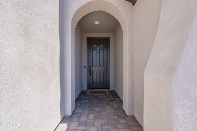 9645 E Ripple Dr, Mesa, AZ 85212 - property entrance featuring stucco siding