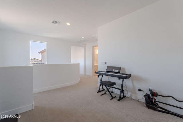 9645 E Ripple Dr, Mesa, AZ 85212 - home office with light colored carpet and recessed lighting