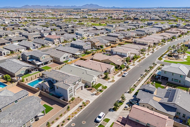 9645 E Ripple Dr, Mesa, AZ 85212 - aerial view of residential area featuring a mountain backdrop