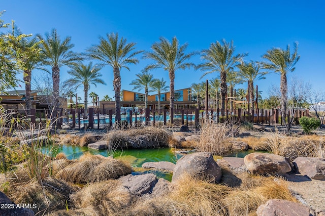 9645 E Ripple Dr, Mesa, AZ 85212 - view of community with a swimming pool