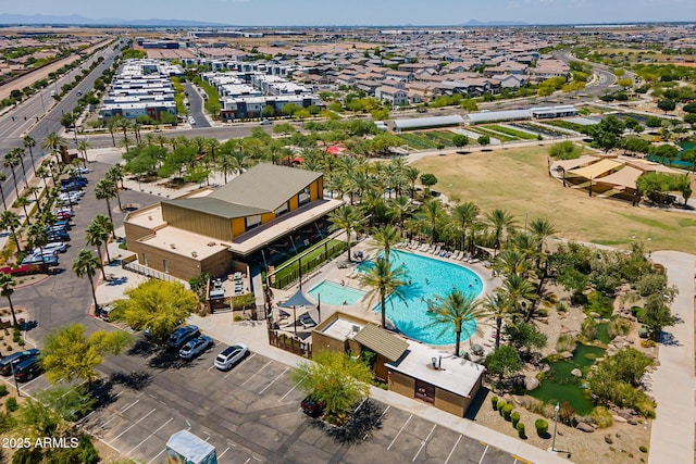 9645 E Ripple Dr, Mesa, AZ 85212 - aerial view of a pool