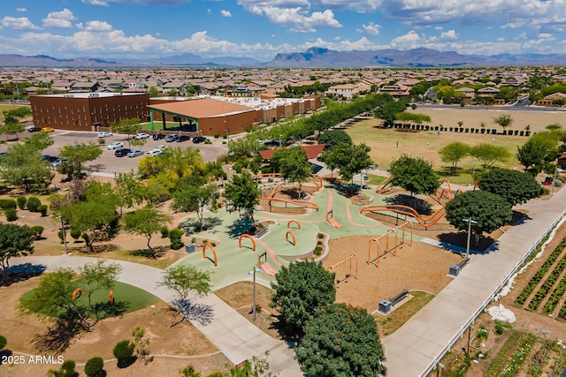 9645 E Ripple Dr, Mesa, AZ 85212 - aerial view of a mountainous background