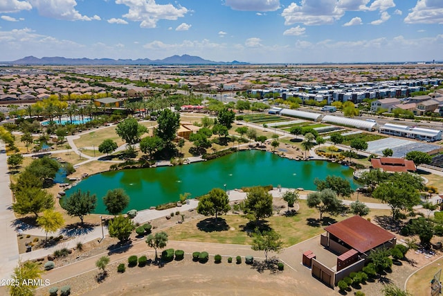 9645 E Ripple Dr, Mesa, AZ 85212 - aerial perspective of suburban area featuring a water and mountain view