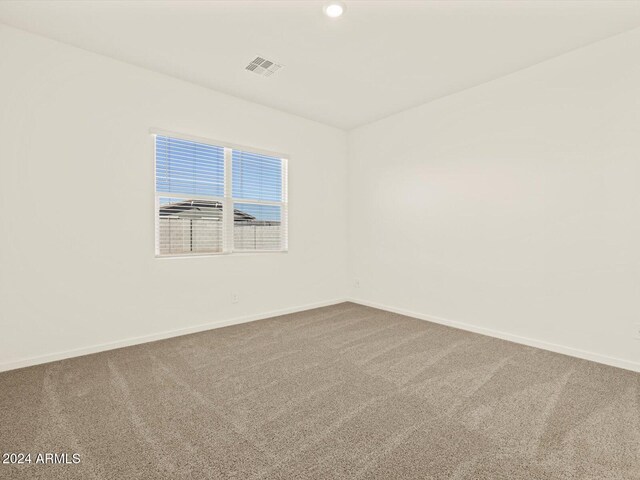 spare room with carpet floors