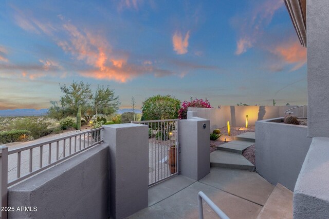 16814 N Boulder Dr, Fountain Hills, AZ 85268 - view of patio featuring fence and a balcony