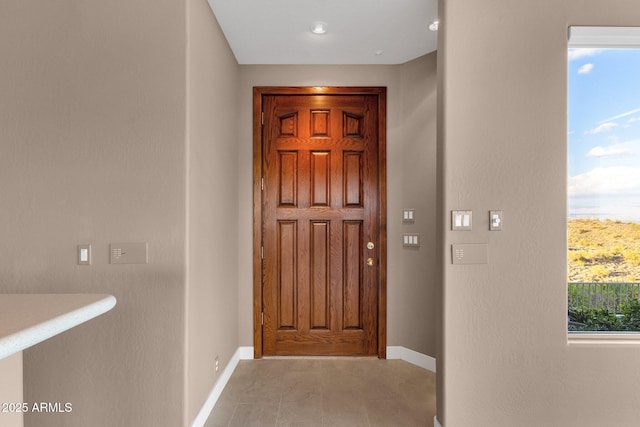 16814 N Boulder Dr, Fountain Hills, AZ 85268 - doorway with baseboards and a water view