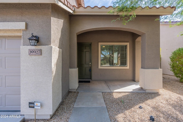 view of entrance to property