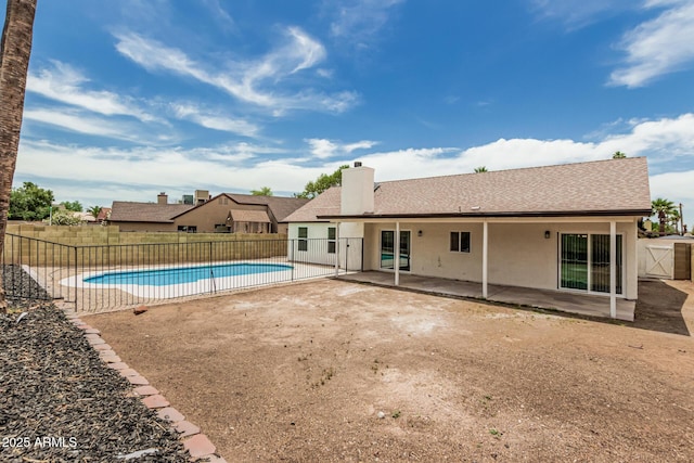 11021 N 55th Dr, Glendale, AZ 85304 - view of pool with a patio and a fenced backyard