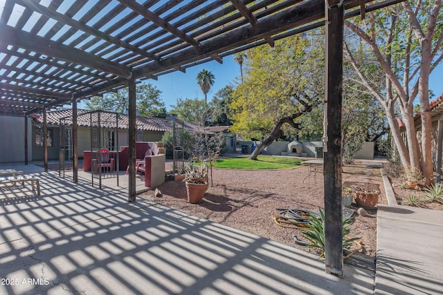 602 E San Juan Ave, Phoenix, AZ 85012 - view of patio / terrace featuring a pergola