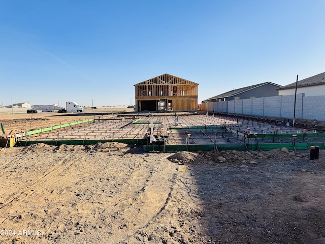 view of back of property