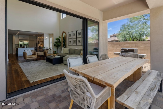 9904 E S Bend Dr, Scottsdale, AZ 85255 - view of patio / terrace with outdoor dining space