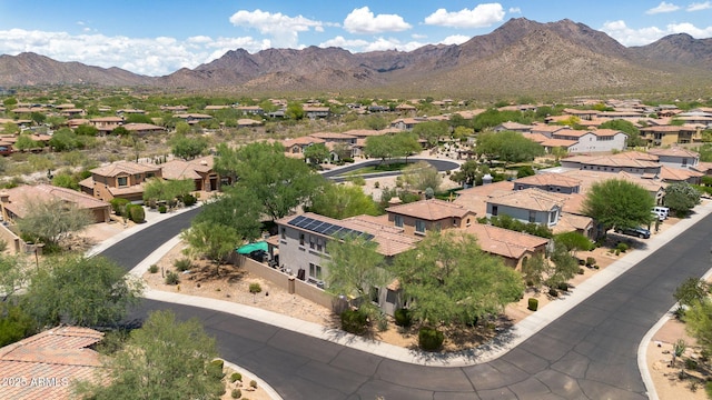 9904 E S Bend Dr, Scottsdale, AZ 85255 - aerial perspective of suburban area with a mountainous background
