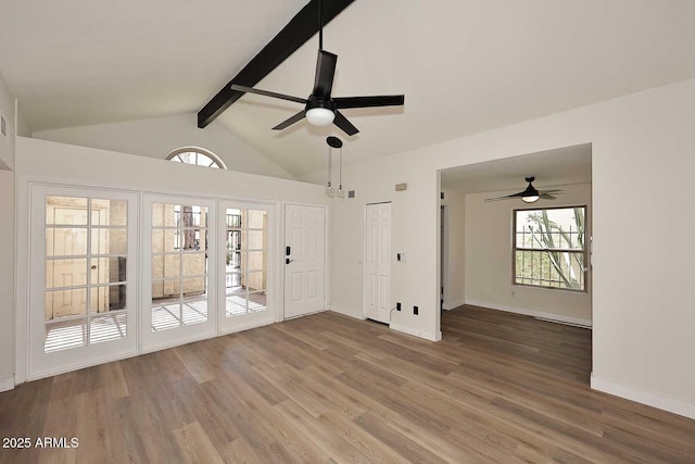 15801 N 29th St N Unit 20, Phoenix, AZ 85032 - unfurnished room with ceiling fan, wood finished floors, and baseboards