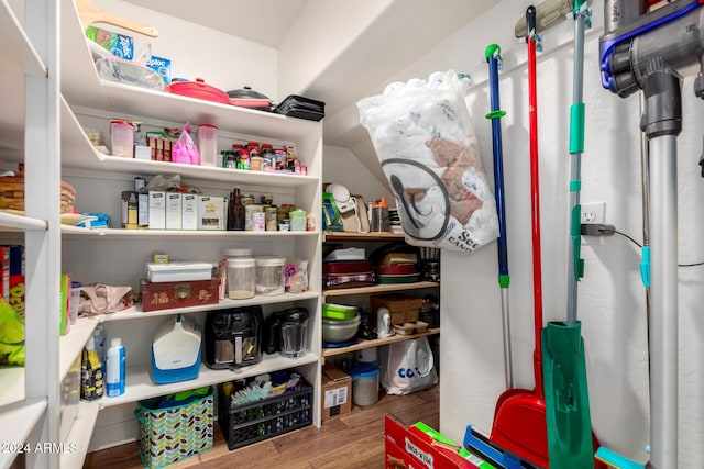 view of pantry