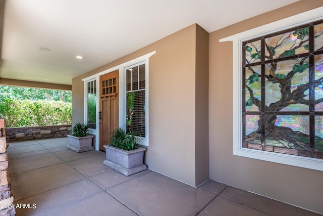 view of entrance to property