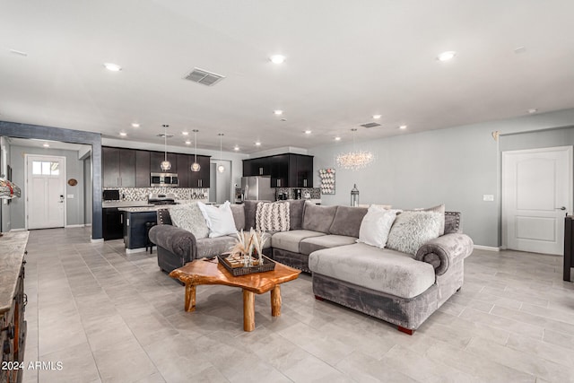 view of living room