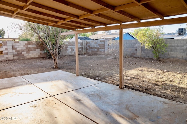 1914 W Colter St, Phoenix, AZ 85015 - view of patio / terrace featuring central AC and a fenced backyard