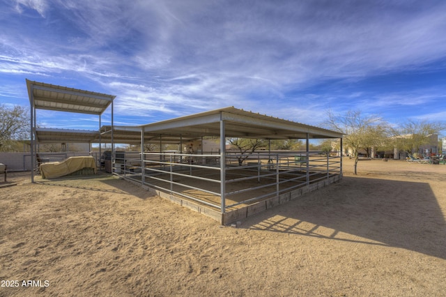 view of stable