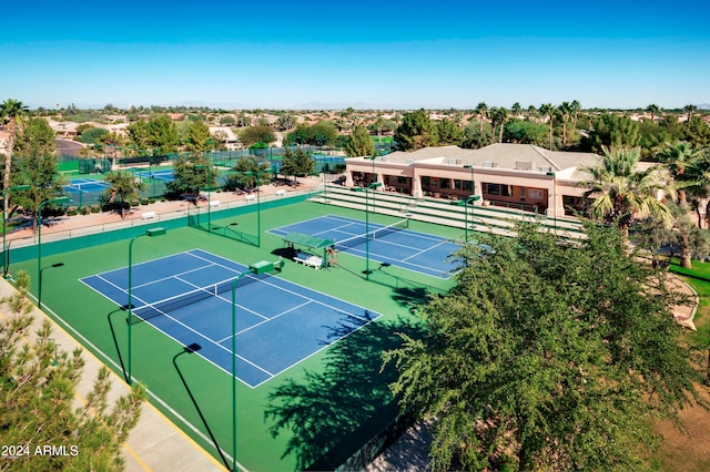 view of sport court