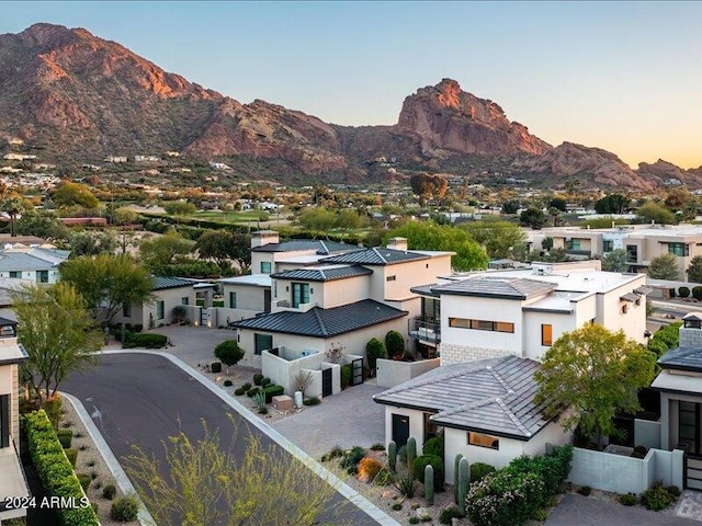 view of property view of mountains