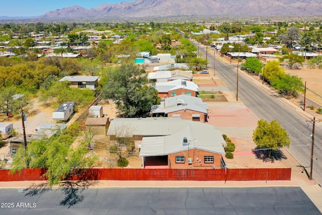 1301 N Santa Rosa Ave, Tucson, AZ 85712 - bird's eye view with a mountain view