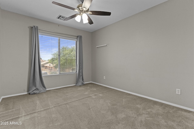 1162 E Ranch Ct, Gilbert, AZ 85296 - unfurnished room with carpet flooring, ceiling fan, and baseboards