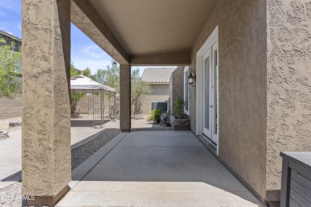 1162 E Ranch Ct, Gilbert, AZ 85296 - fenced backyard with a gazebo and a patio area