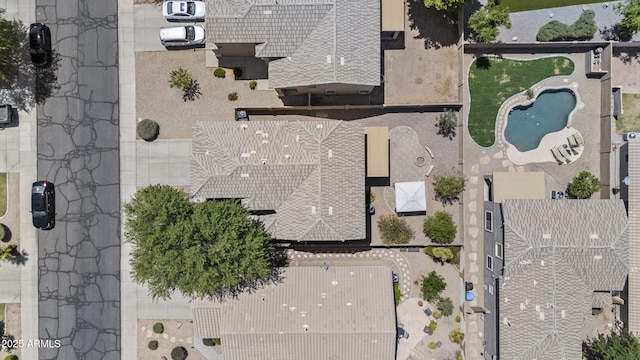 1162 E Ranch Ct, Gilbert, AZ 85296 - bird's eye view of a pool area