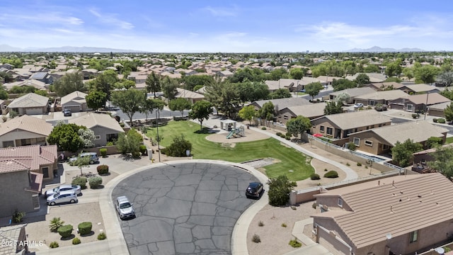 1162 E Ranch Ct, Gilbert, AZ 85296 - aerial view of residential area featuring mountains