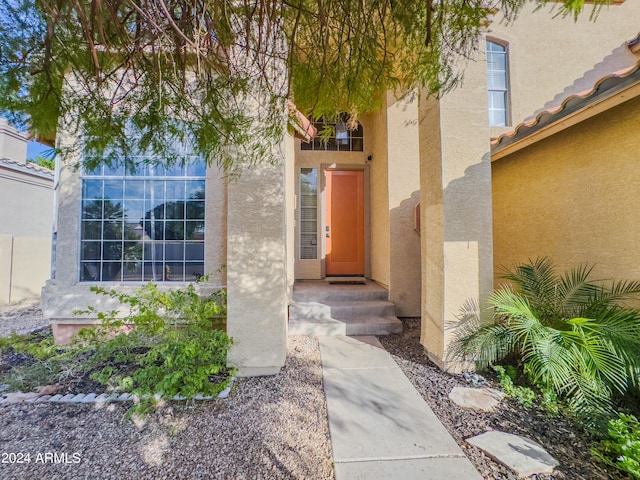 view of entrance to property