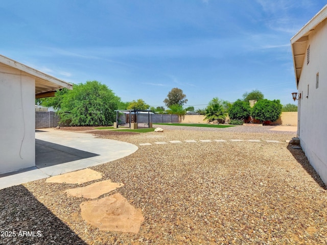 12210 N 67th St, Scottsdale, AZ 85254 - fenced backyard featuring a patio area