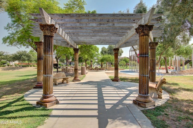 14864 W Riviera Dr, Surprise, AZ 85379 - view of property's community with a pergola