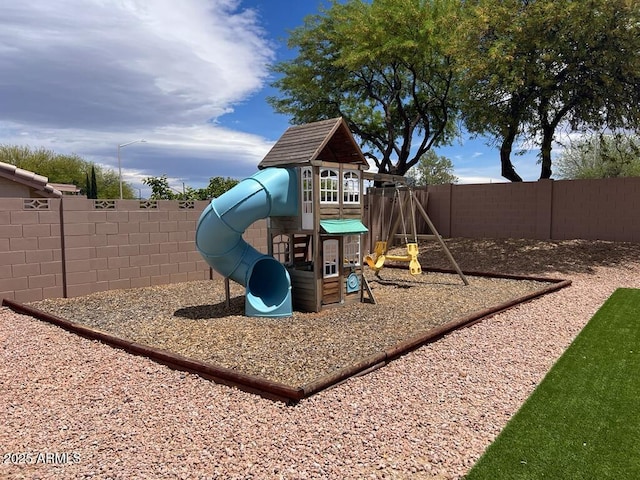 3876 Camino Del Vara, Sierra Vista, AZ 85650 - view of playground with a fenced backyard