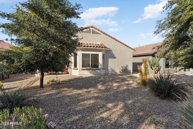 view of rear view of property