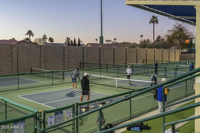 view of sport court