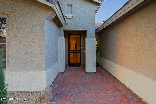 view of entrance to property