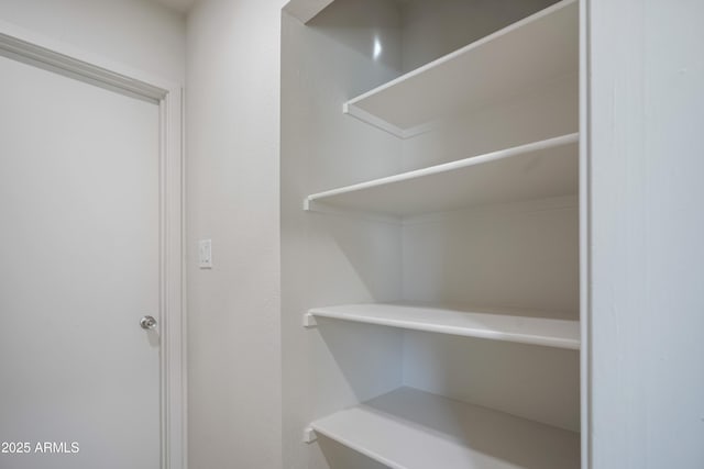 view of closet