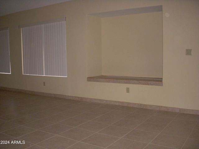 view of tiled empty room