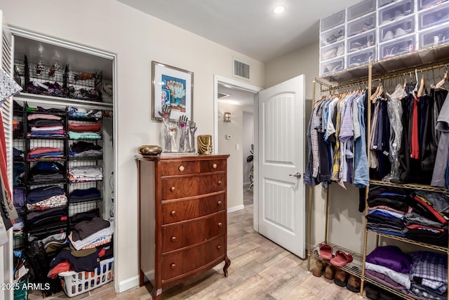 4832 E Cambridge Ave, Phoenix, AZ 85008 - spacious closet featuring light wood-style flooring