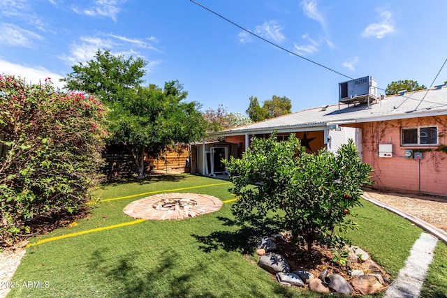 4832 E Cambridge Ave, Phoenix, AZ 85008 - view of yard with central AC unit