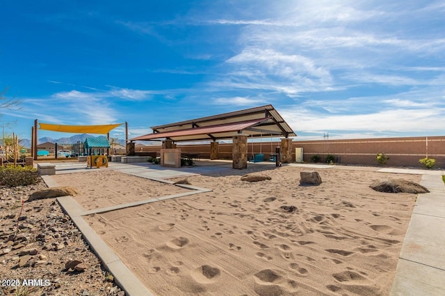 surrounding community featuring a gazebo