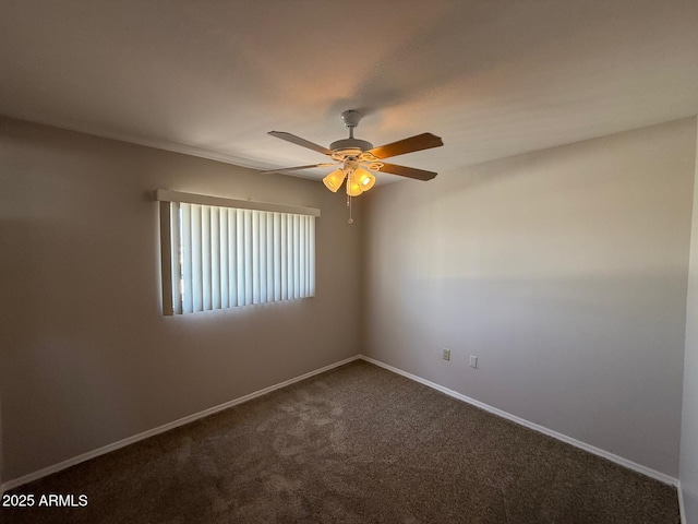 131 N Higley Rd Unit 215, Mesa, AZ 85205 - empty room with a ceiling fan and dark carpet