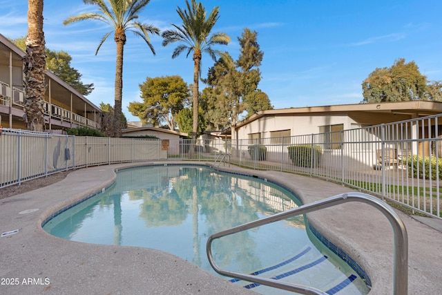 view of pool