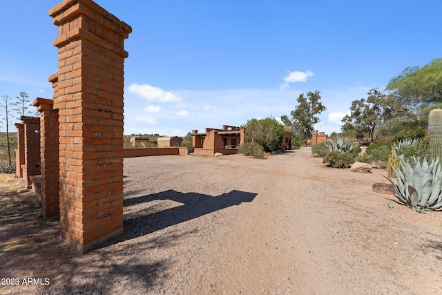 view of road