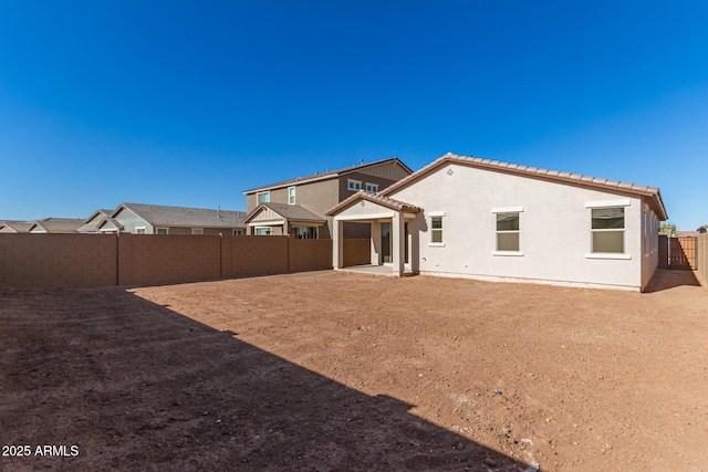 view of rear view of property